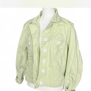 Bill Blass Polka Dot Green and Blue Shirt